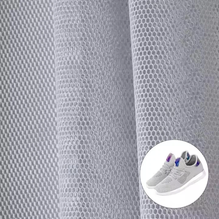 Factory Custom Multi Color 3D Fabric 100% Polyester Air Layer Mesh Fabric For Making Car Seat Chair And Shoes