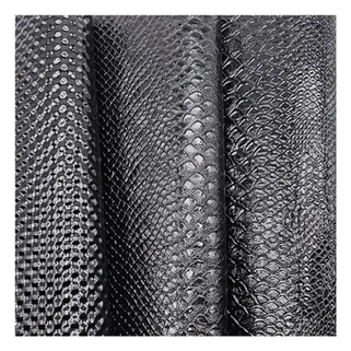 ハイグロスパターンPVC合成革動物パターンシューズバッグとバッグフェイクレザーファブリック